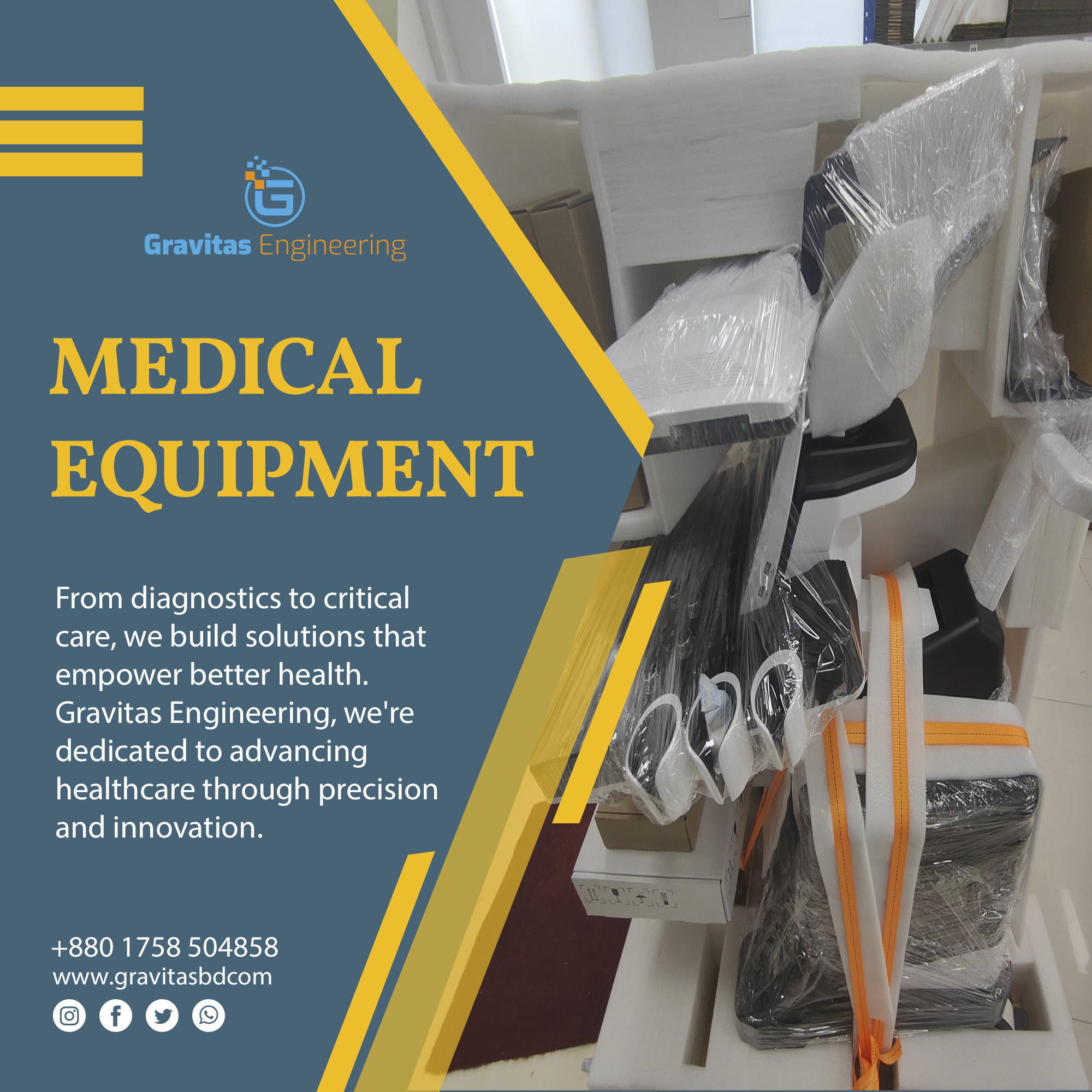 medical equipment gravitas engineering j
